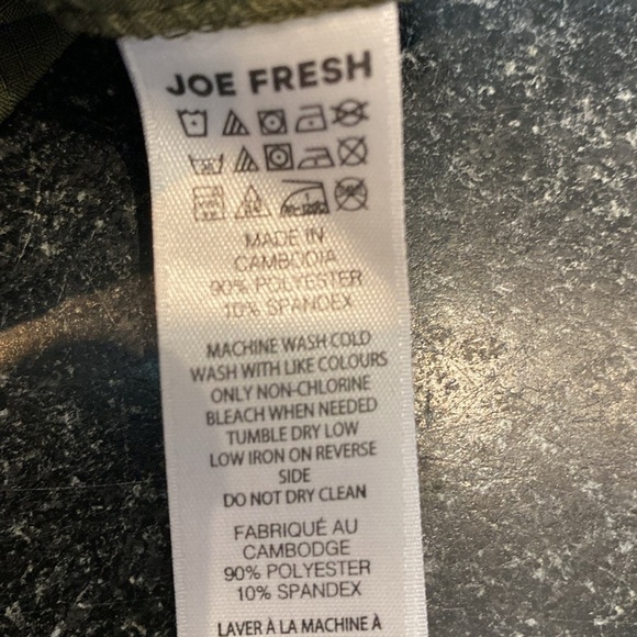 Olive Green activewear shorts. - Picture 6 of 7